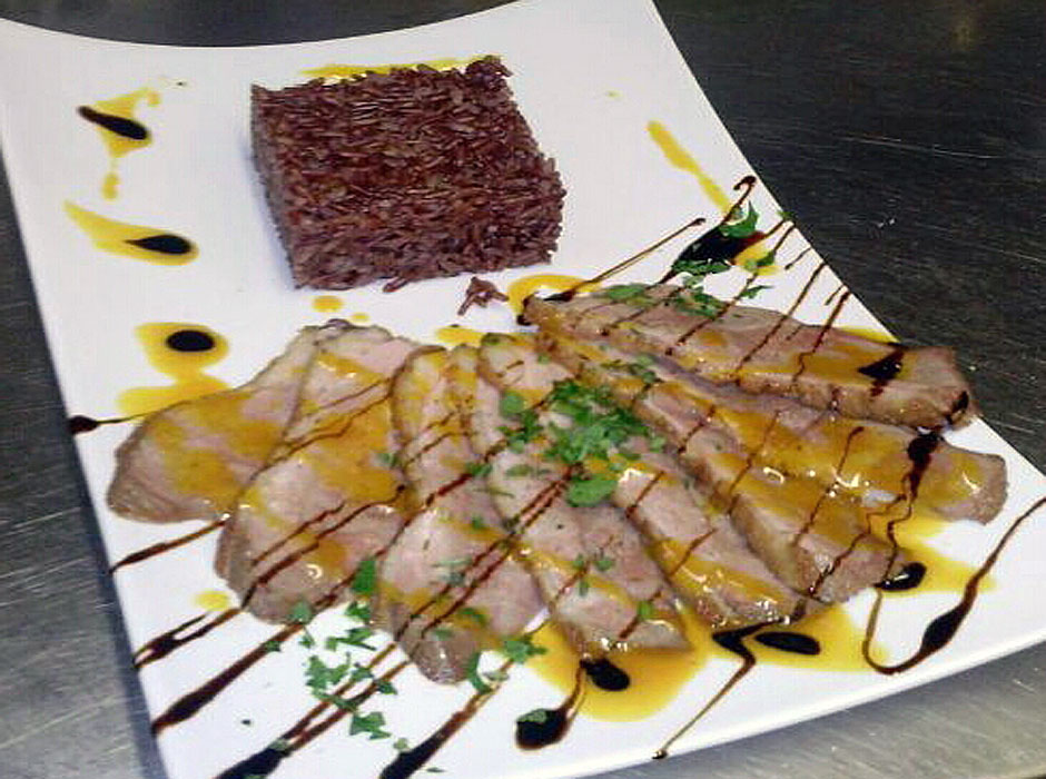 Alcuni piatti del ristorante del Bagno Lido