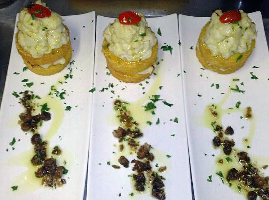 Alcuni piatti del ristorante del Bagno Lido