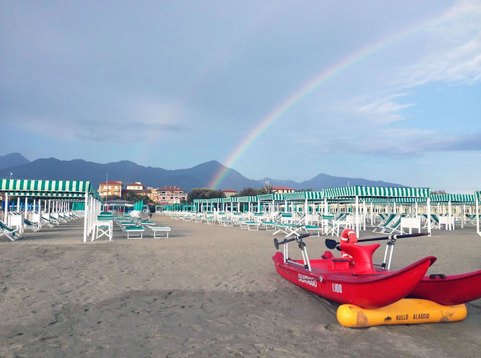 Arcobaleno sul Bagno Lido